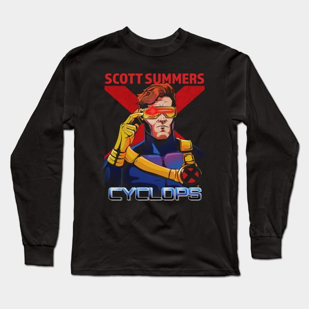 Terminator: Cyclops Long Sleeve T-Shirt by amodesigns